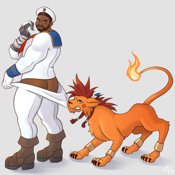 Barret and Red Barret and Red
